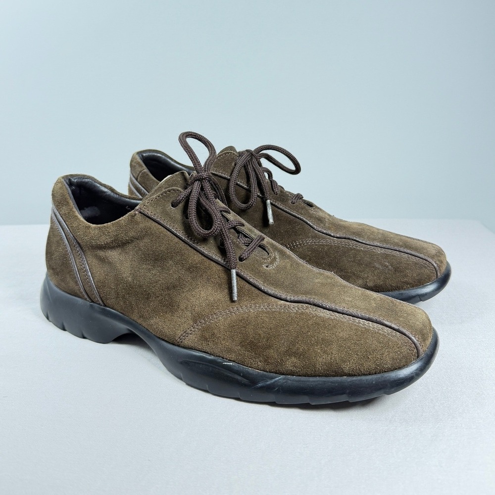 To Boot New York Adam Derrick Italy Mens Brown Suede Square Oxford Shoes Size 9